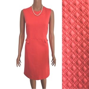 Liz Claiborne apricot orange dress.